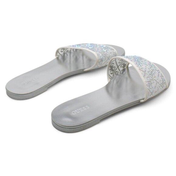 Womens Guess Open Toe Slide Sandals - Picture 4 of 8